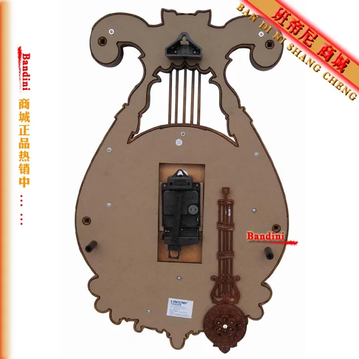 Лай шэн арфа искусства крупногабаритные настенные часы лицо карманные