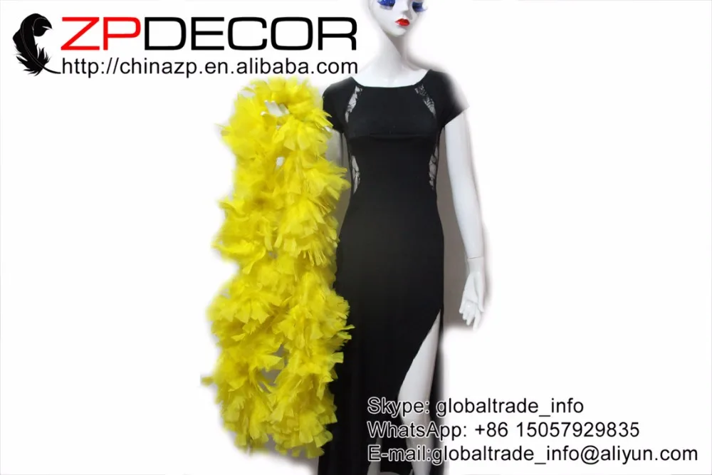 ZPDECOR 2 ярдов/партия Красивая ручная работа окрашенная в желтый цвет 150 г индейка