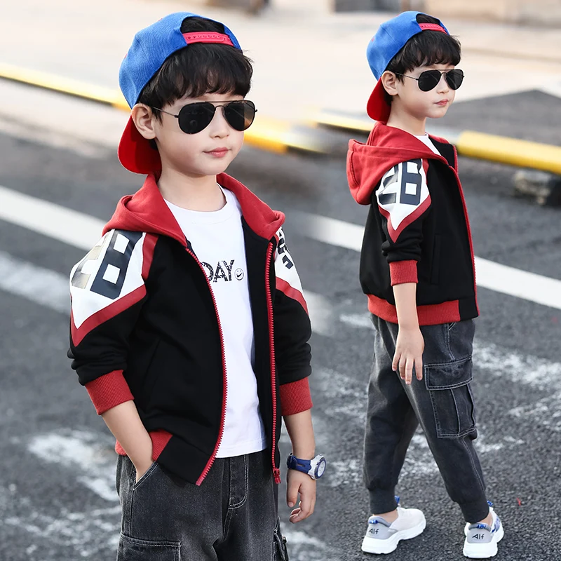 Подростковая куртка для мальчиков весеннее пальто детская ветровка x27s|Куртки и