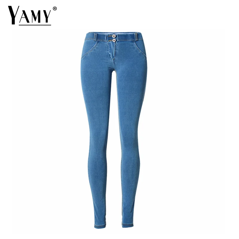 Женские узкие джинсы с низкой талией винтажные Стрейчевые джинсовые штаны брюки