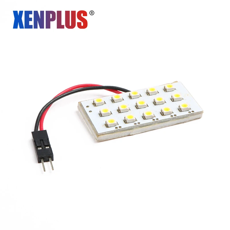 Xenplus 1 шт. 12 в панель 15SMD Автомобильная интерьерная лампа автомобильная