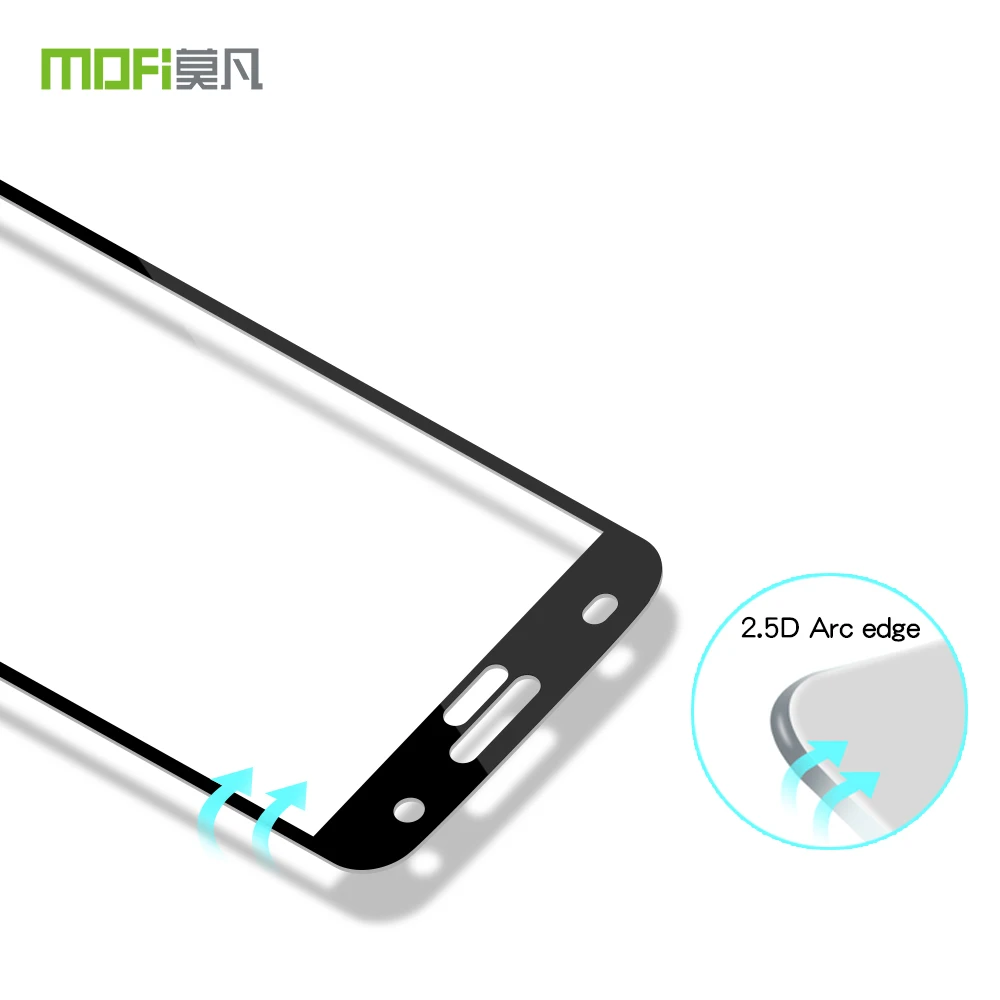 Для Motorola Moto Z2 Play закаленное стекло Mofi полное покрытие Защита экрана для защитное |