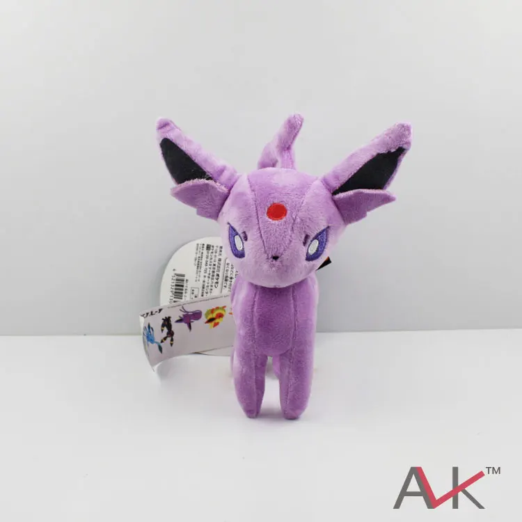 Монстры стоя Eevee Монстр Espeon Jolteon Umbreon Vaporeon Flareon Glaceon Leafeon Плюшевые игрушки куклы 14~ 19 см 5 шт./партия
