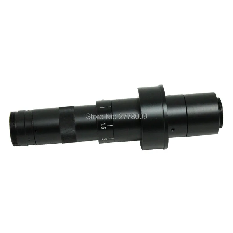 Adjustable 10X-180X Magnification Zoom 25mm C-mount Lens 0.7X-4.5X Adapter for Industry Microscope Camera Eyepiece Magnifier | Инструменты