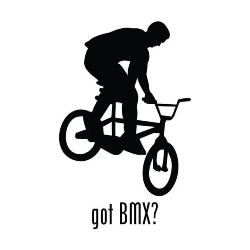 

9,5 см * 15 см аксессуары для автостайлинга получили смешные спортивные наклейки для BMX