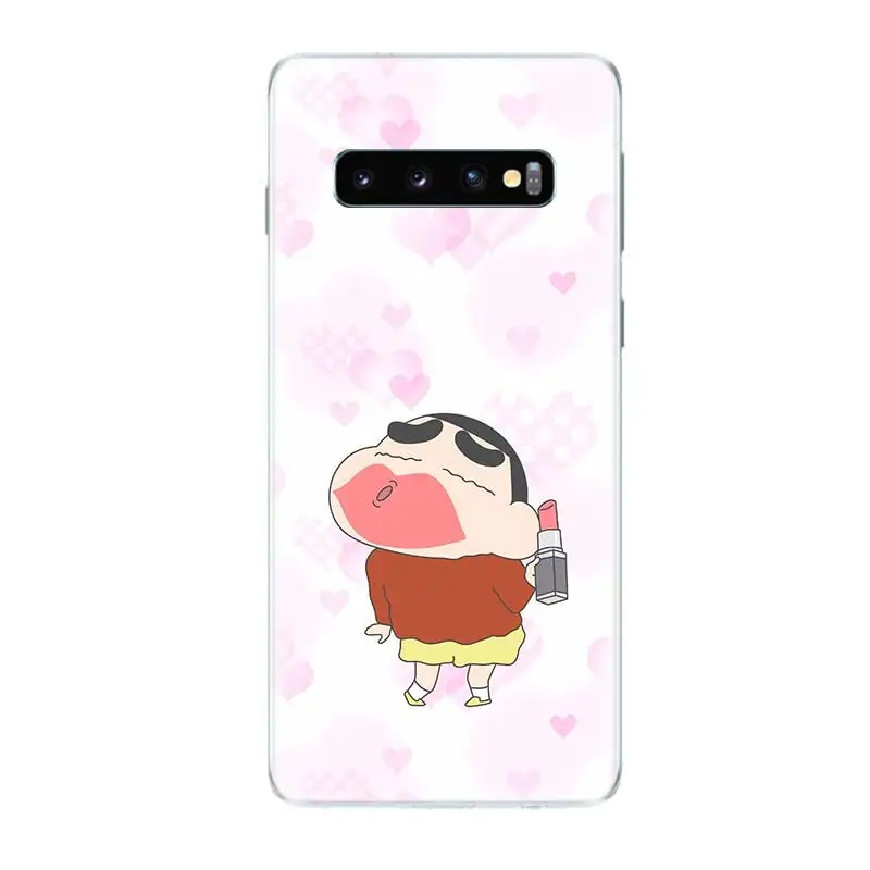 Crayon Shin-Chan популярный чехол для телефона samsung Galaxy S10 плюс S10E A50 A70 A30 A10 A20E M40 M30 M20 M10 A20