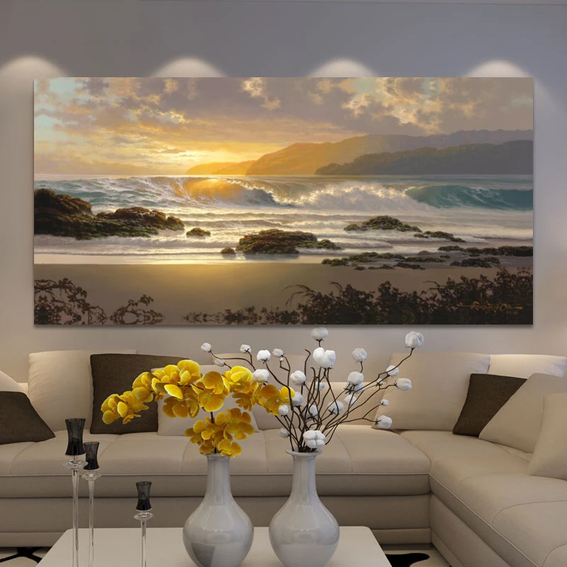 Масляные постеры и печатные картины настенная живопись на холсте абстрактные