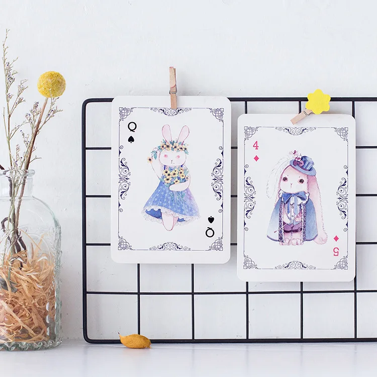 30 шт. игральные карты в стиле кролика многоцелевой качестве скрапбукинга