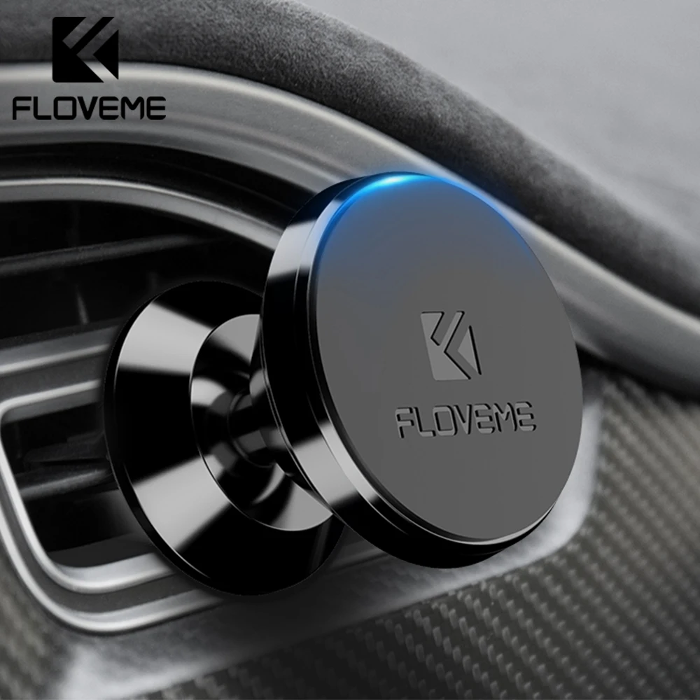 FLOVEME держатель для телефона в машину магнитный автомобильный 360 магнит