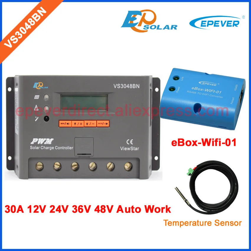 48v PWM EPSolar батарея зарядный регулятор солнечная панель системы использовать VS3048BN