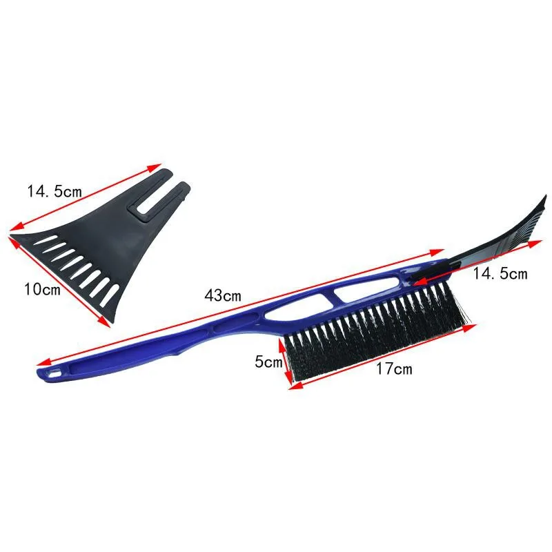

2 in 1 Ice Scraper Car Vehicle Durable Snow Ice Scraper Snow Brush Shovel Removal For Winter Hand Tool