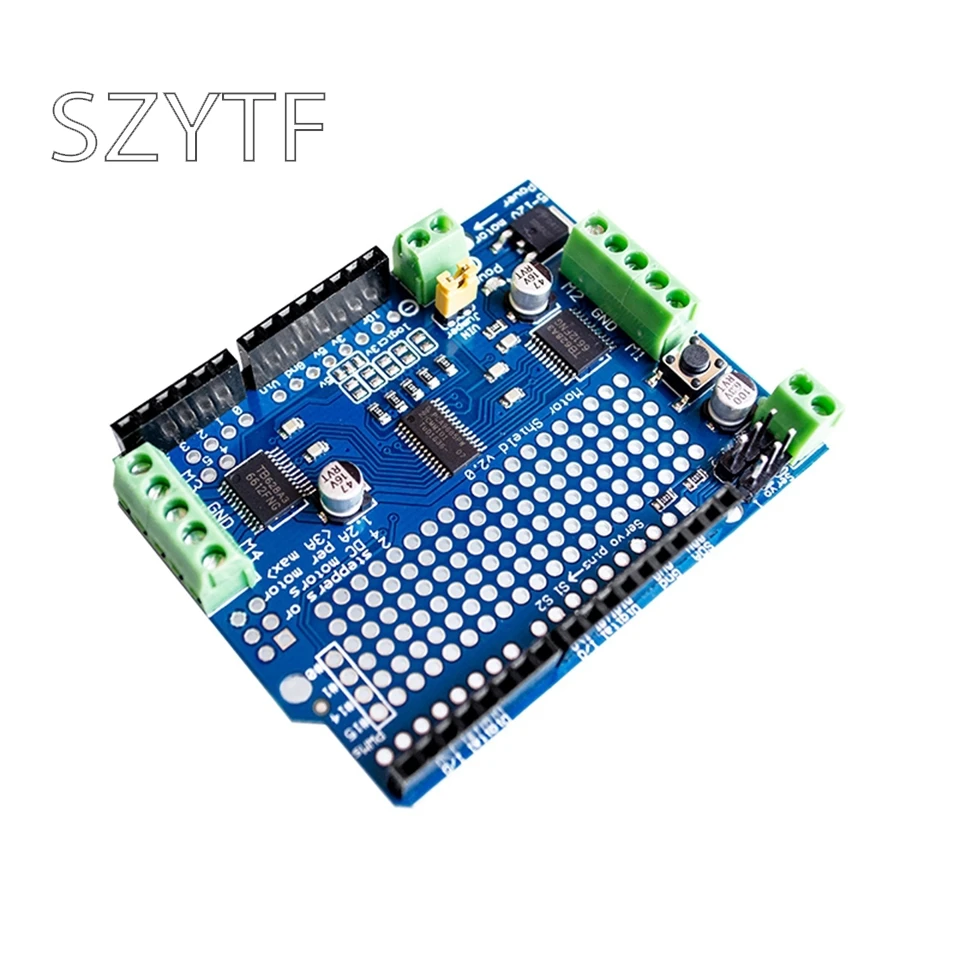IIC IEC TB6612 Mosfet шаговый двигатель PCA9685 ШИМ сервопривод щит V2 для Arduino робот ШИМ Uno Mega R3 Замена L293D