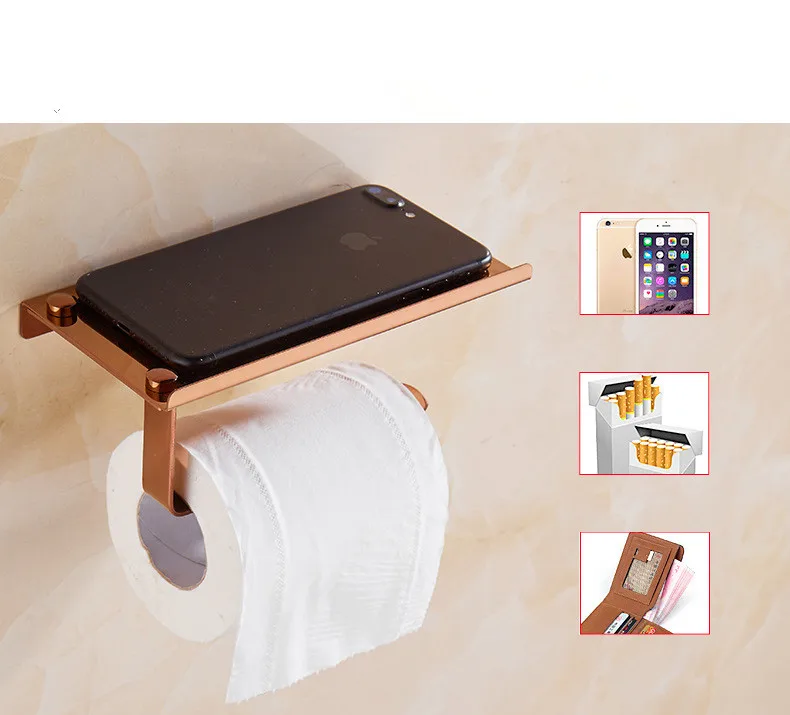 1 шт. держатель для туалетной бумаги из нержавеющей стали Полка Настенная коробка