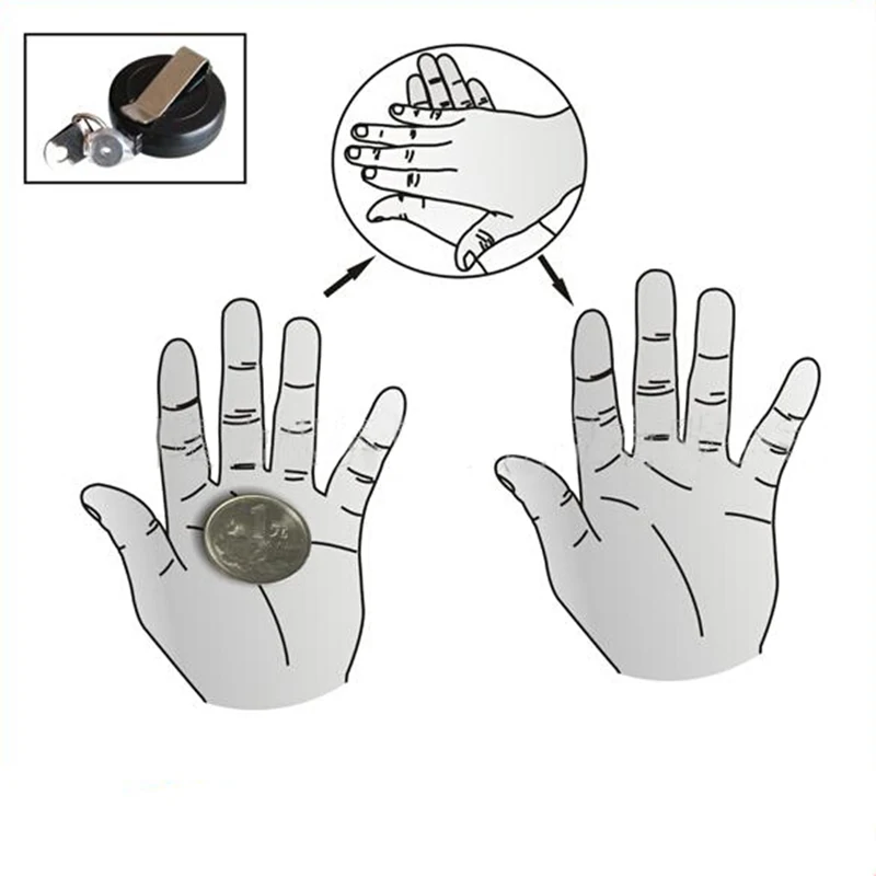 

Coins Vanish Magic Tricks Close up Street Trick Wholesale and Retail