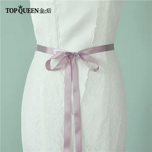 TOPQUEEN S19 Быстрая лента для свадебного платья свадебный пояс ремни вечернее платье ремни свадебные аксессуары свадебный пояс со стразами - Цвет: antique violet