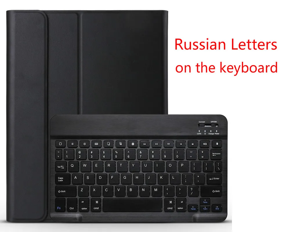 Russian Black Магнитный чехол для samsung Galaxy Tab A, 10,1 дюймов,, T510, T515, SM-T510, SM-T515, беспроводной Bluetooth чехол-клавиатура+ пленка - Цвет: Russian Black