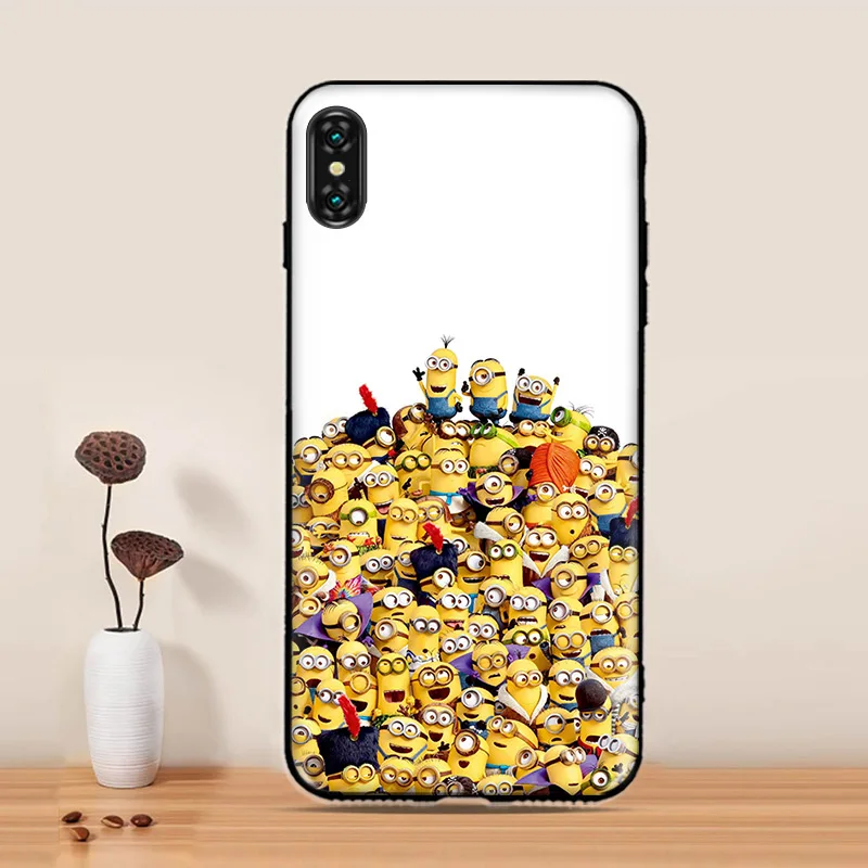 3D чехол с изображением миньонов для iPhone 7 8 Plus рисунком мечты X 6 6S мягкий