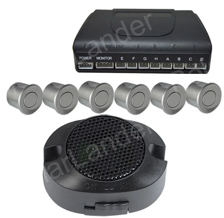 Автомобильный датчик парковки без светодиодный дисплея 8 датчиков радар заднего