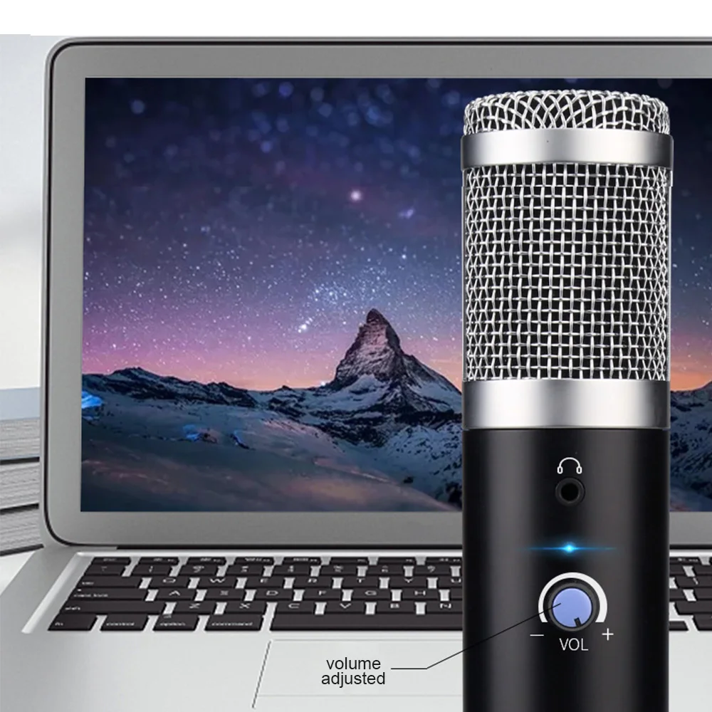 USB конденсатор комплекты микрофона кардиоидный Подкаст Студийный микрофон Компьютер караоке микрофон со штативом для YouTube игровой записи