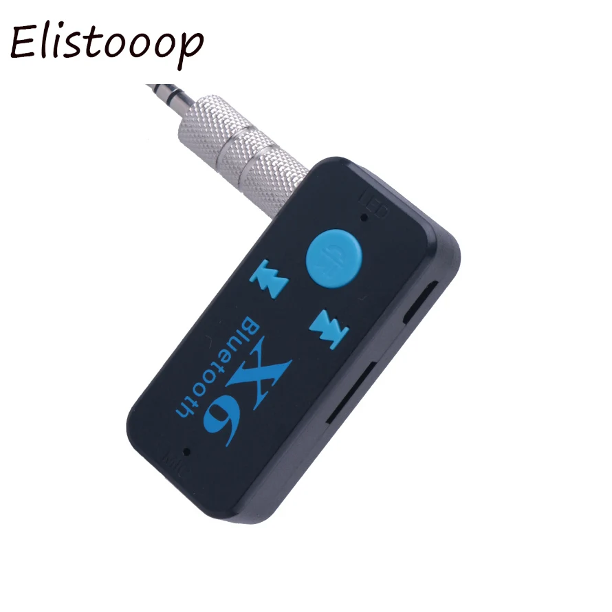 Elistooop 3 5 мм автомобильный Bluetooth аудио музыкальный приемник адаптер AUX потоковый A2DP