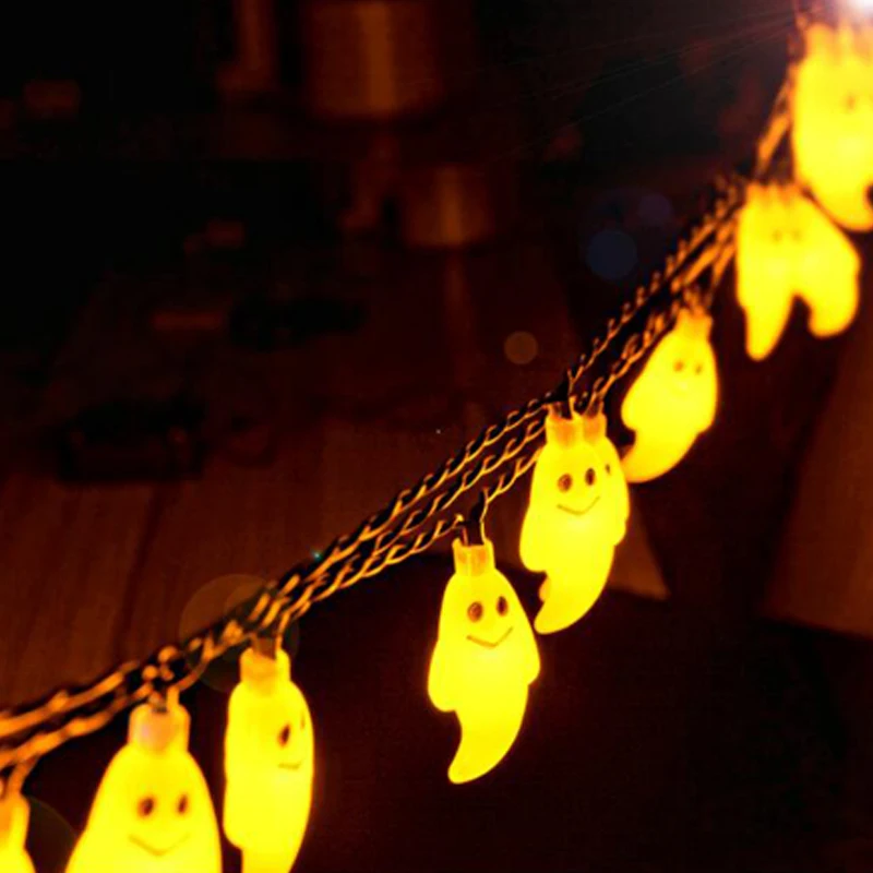 30 Led Ghost Солнечная гирлянда наружная Водонепроницаемая светодиодная для DIY сада