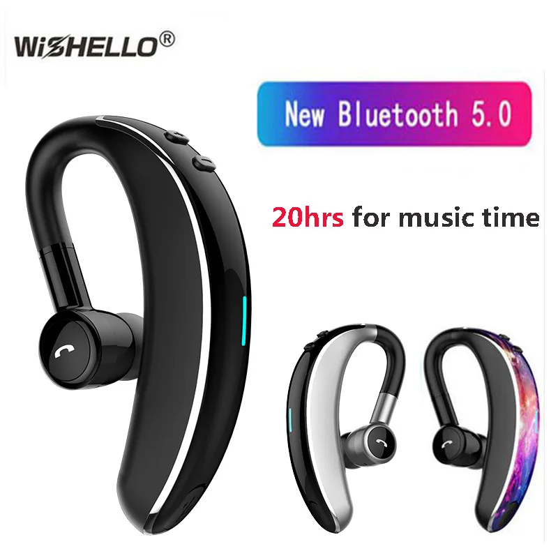 WiSHELLO V7 Беспроводные Bluetooth 5 0 наушники 20 часов воспроизведение время Управление