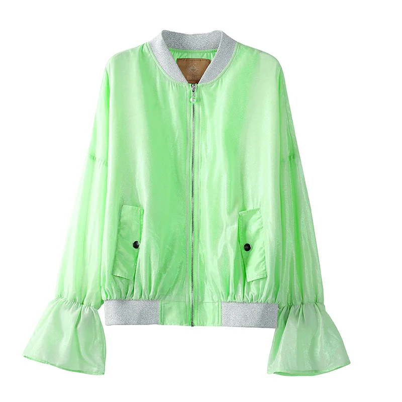 ELFSACK весна 2017 женские новые модные однотонные короткие куртки свободные пальто с