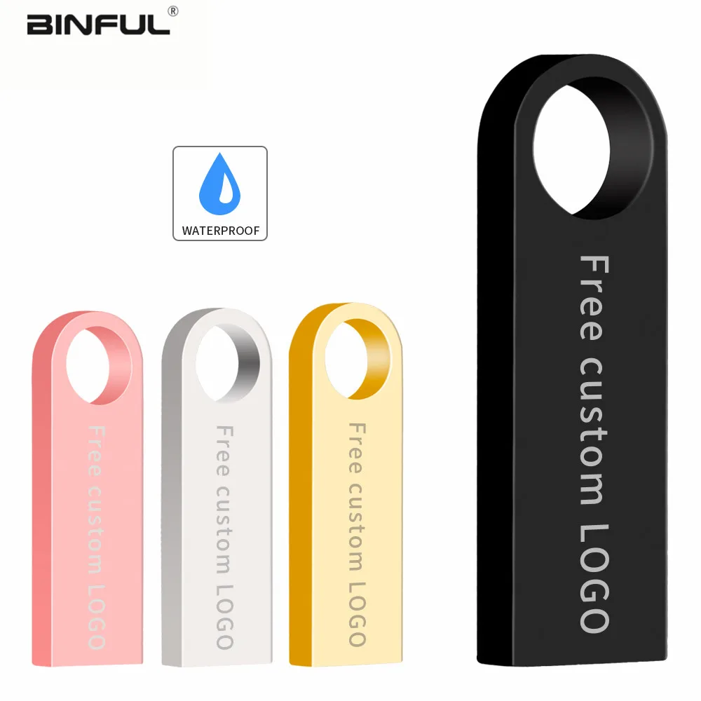Usb флеш-накопитель 32 ГБ, серебристая Флешка 16 ГБ, 8 ГБ, usb флешка, металлическая ручка-накопитель 64 ГБ, флеш-память usb 2,0, флеш-диск 128 ГБ, логотип на заказ