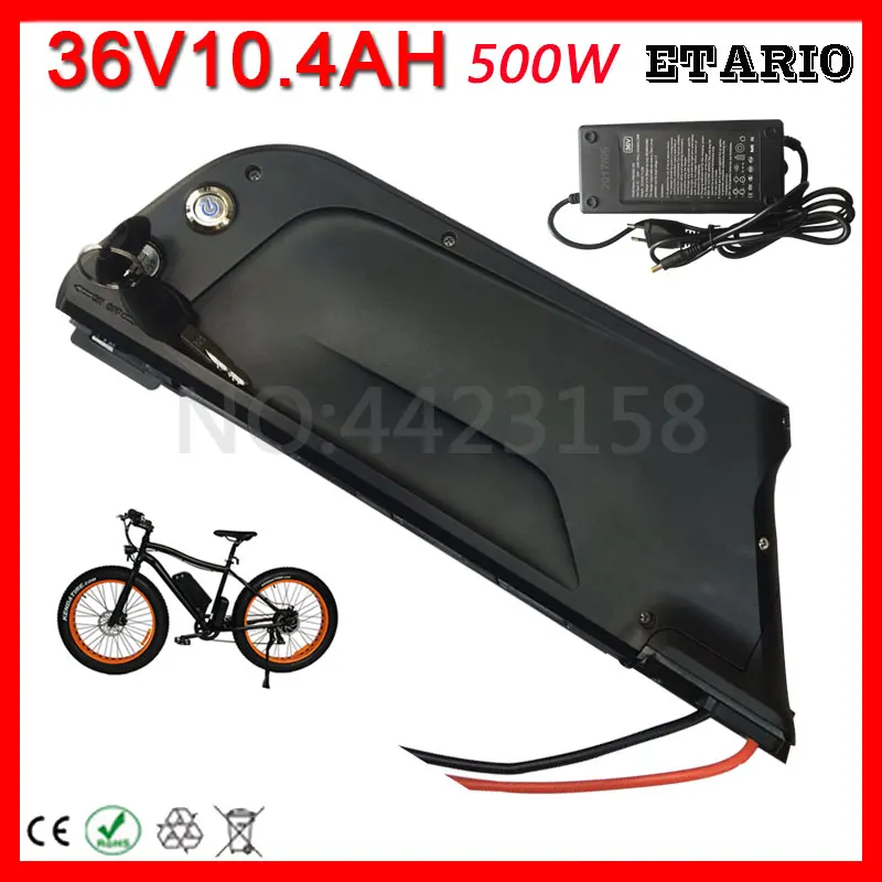 Аккумуляторная батарея ebike 36 в 500 Вт В 10 а/ч типа дельфина для электронного