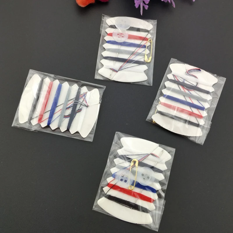 100 комплектов портативный набор инструментов для путешествий|sewing bag|sewing kits portablemini