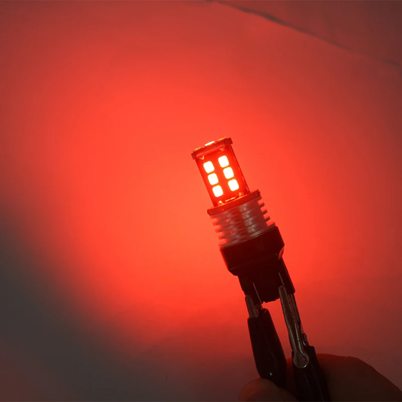 Meetrock Новые супер яркий T20 led 7443 w21/5w 15 w SMD 2835 Светильник Автомобиля стопорный тормоз