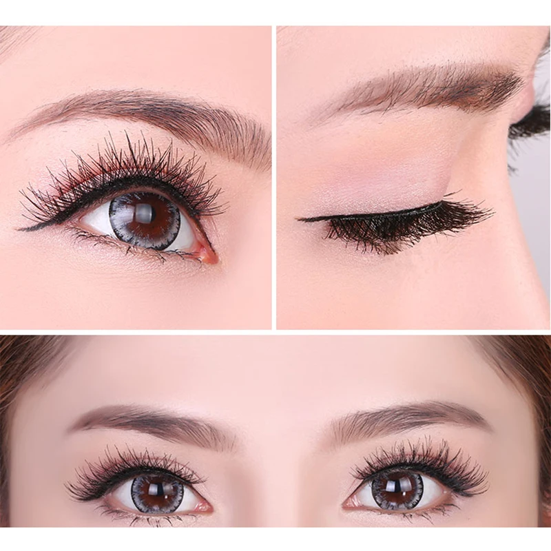 5 пар натуральные черные мягкие Накладные ресницы накладные длинный толстый