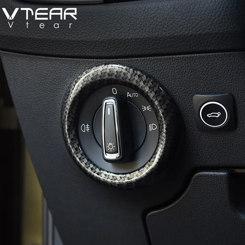 Vtear для Шкода Кадиак Skoda Kodiaq шкода кодиак аксессуары переключатель фар крышка