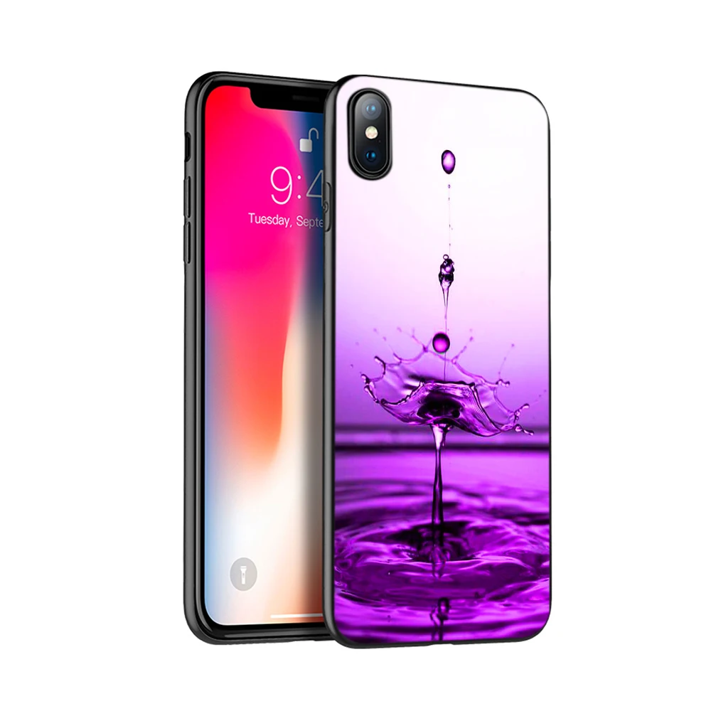 17784 Черный чехол ТПУ для iphone 5 5s se 6 6s 7 8 plus x 10 чехол силиконовый чехол для iphone XR XS 11 pro MAX чехол infinity on фиолетовый - Цвет: 17784