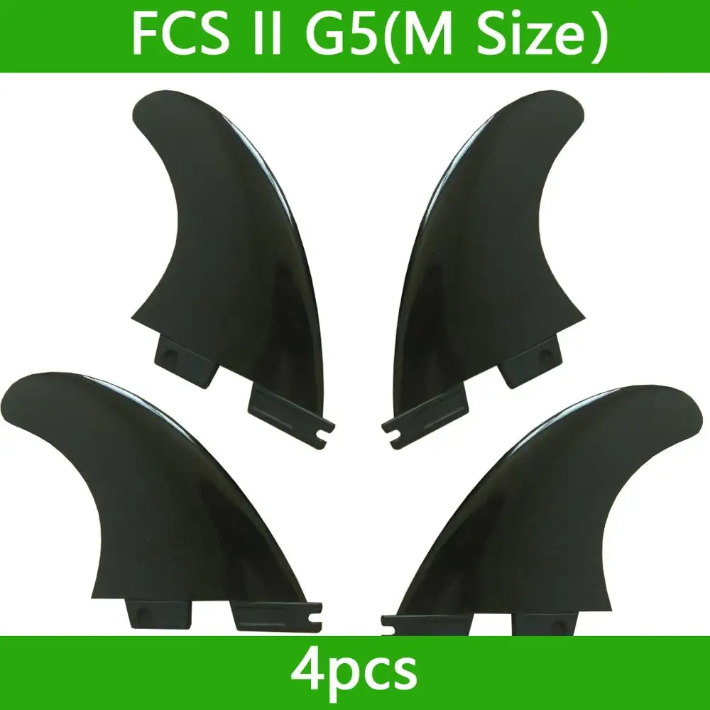 Плавники для серфинга пластиковые нейлоновые плавники G5 3 шт./4 шт. размер