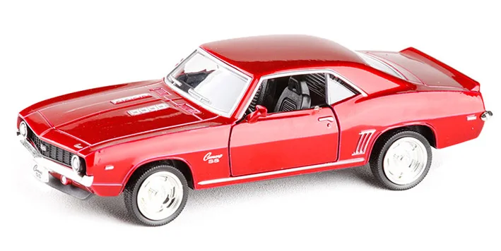 Совершенно RMZ City 1/36 масштаб Chevrolet Camaro SS(1969) металлическая литая под давлением Модель автомобиля игрушки с вытягиванием назад автомобиль игрушка для детей Подарки