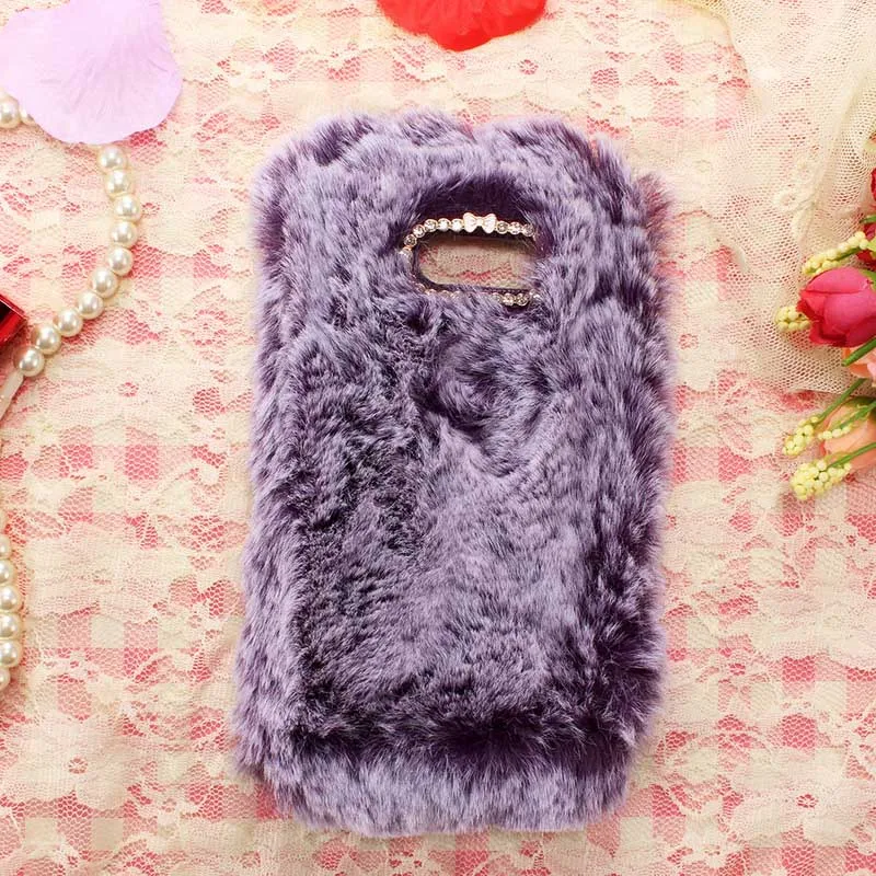 Чехол для LG V30 мягкий мех милый кроличья шерсть пушистый плюш TPU чехол Fundas Capa V 30 6 0