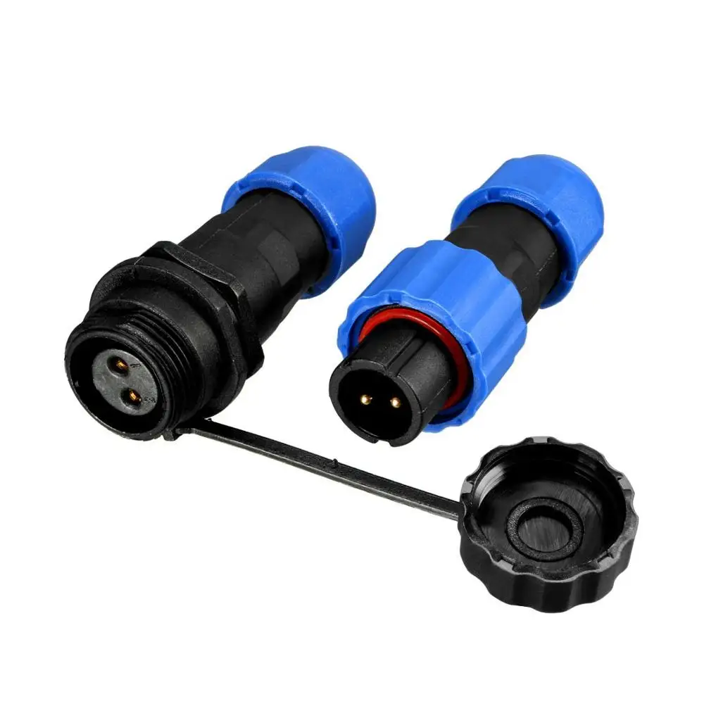 Водонепроницаемый соединитель IP68 Кабельный авиационный штекер и гнездо 2 3 4 5 6 7 9