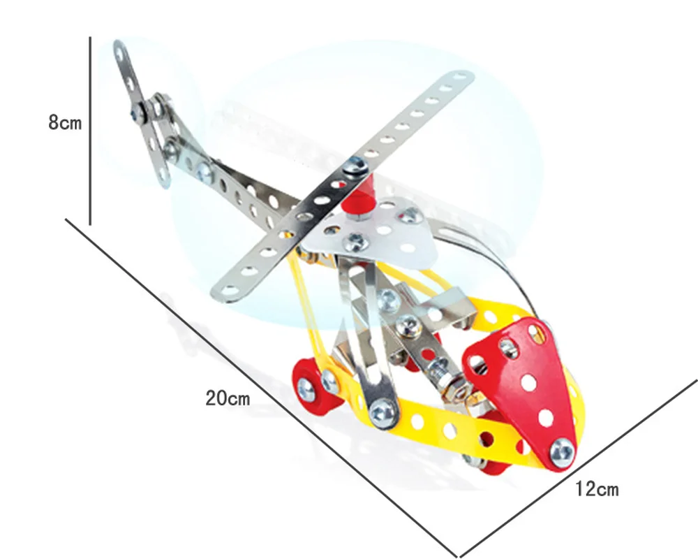 Модель самолета Апачи Zhenwei металлическая сборка разнообразные строительные