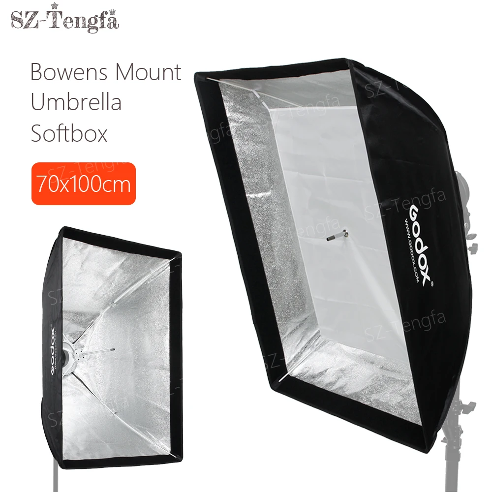 Godox 70X100 см Быстрое зонтика софтбокс Bowens Moun для Студия флэш | Электроника