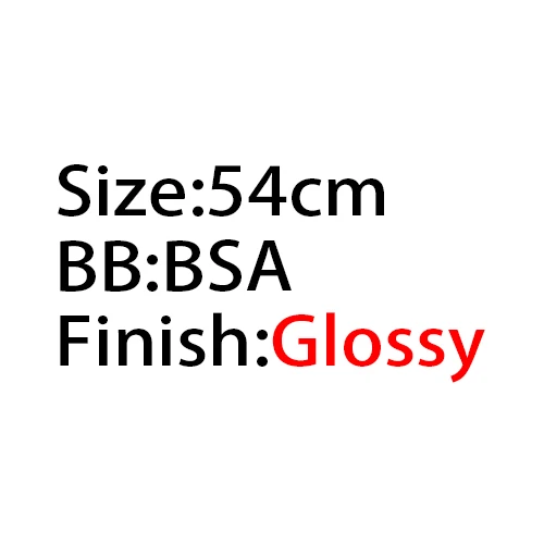 54cm glossy Полный трековая карбоновая рама с BSA forks зажим для сиденья T800 фиксированные передачи углеродный след велосипедная Рама используется для гоночный велосипед frameShock a - Цвет: 54cm glossy