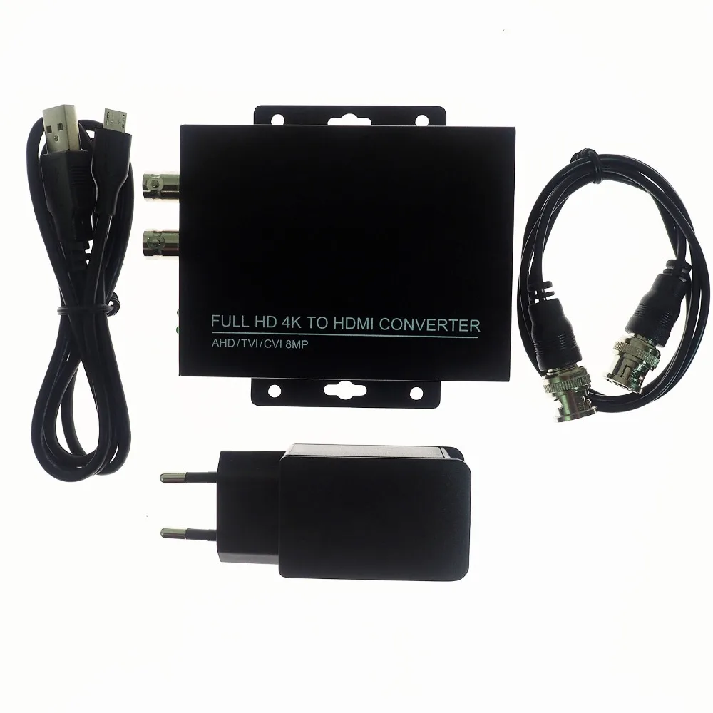 Новое поступление 2019 разрешение 4K 720/1080P Φ 4 в 1 поддерживает CVI 8MP /TVI /AHD + CVBS к HDMI