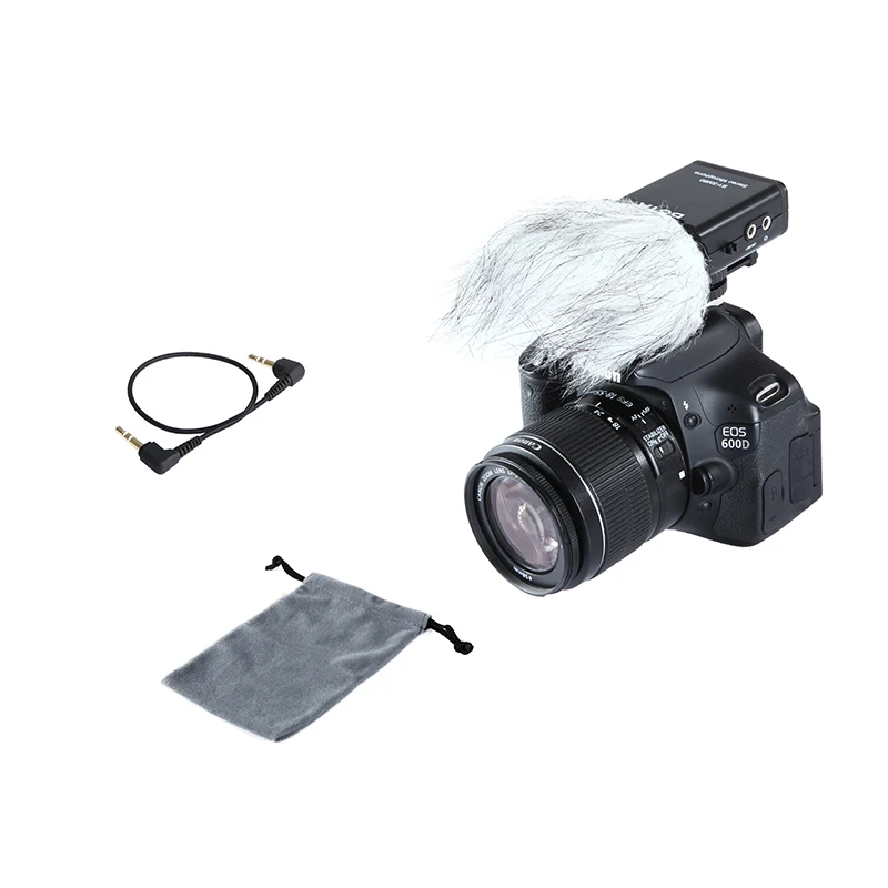 BY SM80 стерео видео конденсаторный микрофон для Canon Nikon Sony DSLR камера видеокамера с