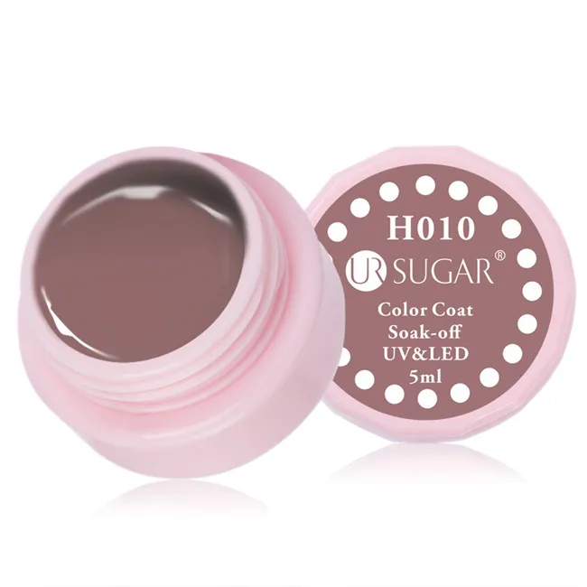 Ur Sugar, цветной УФ-гель, отмачиваемый, 110 чистый эффект, покрытие, УФ светодиодный Гель-лак для ногтей, Гель-лак для ногтей, цветной лак для ногтей, 5 мл - Цвет: H010