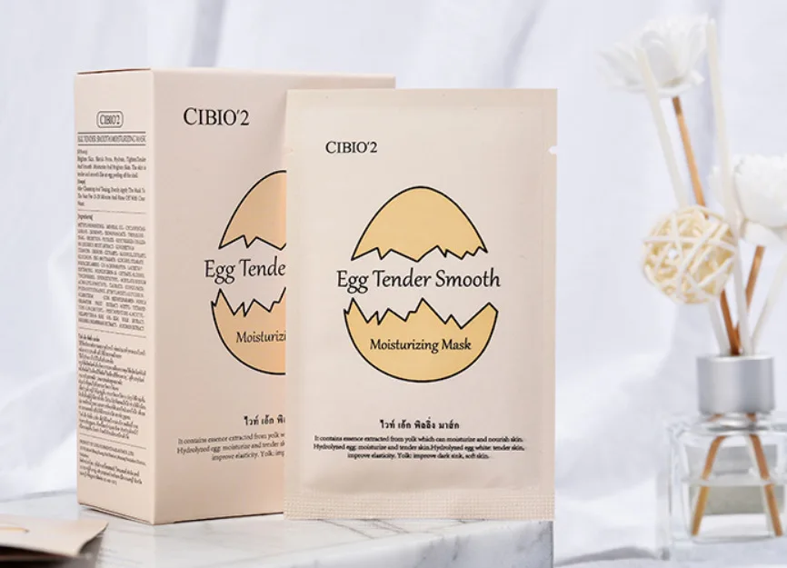 1 шт. маска для лица Cibio2 Egg плавное увлажнение контроль жирности сужение пор
