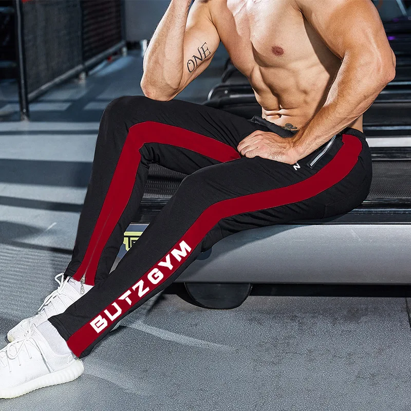2019 Новый Lersure спортивный костюм плавки Для мужчин Штаны хлопок пот Jogger брюки в