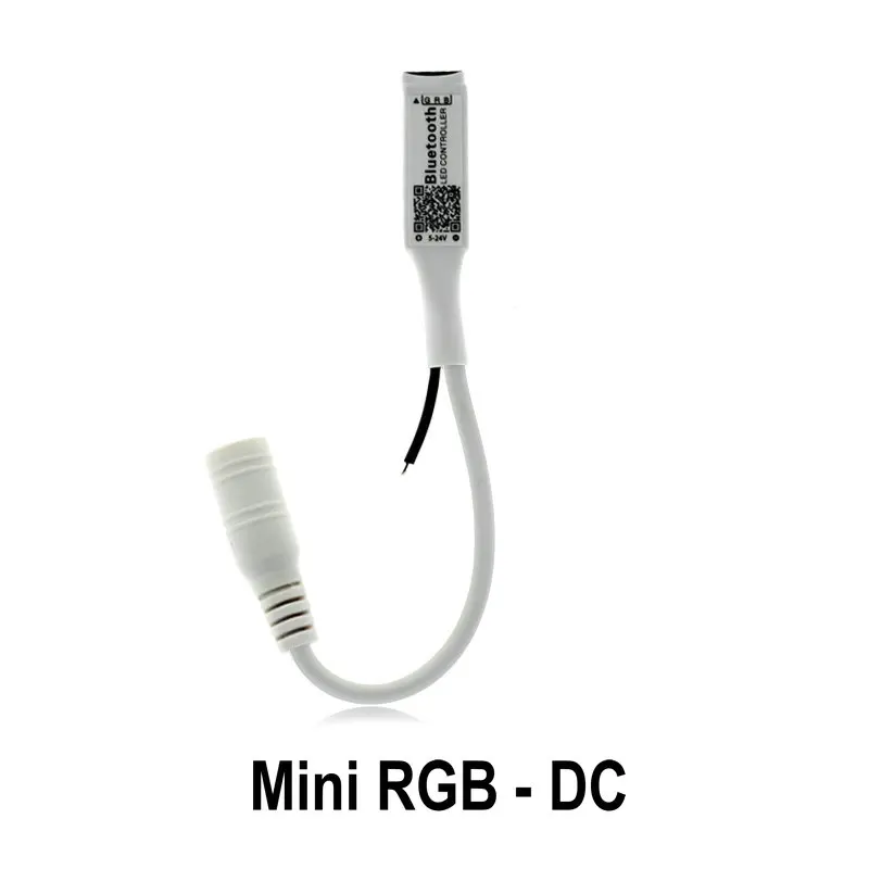 Светодиодный контроллер DC5V 24V Bluetooth RGB RGBW IOS / Android APP для светодиодной