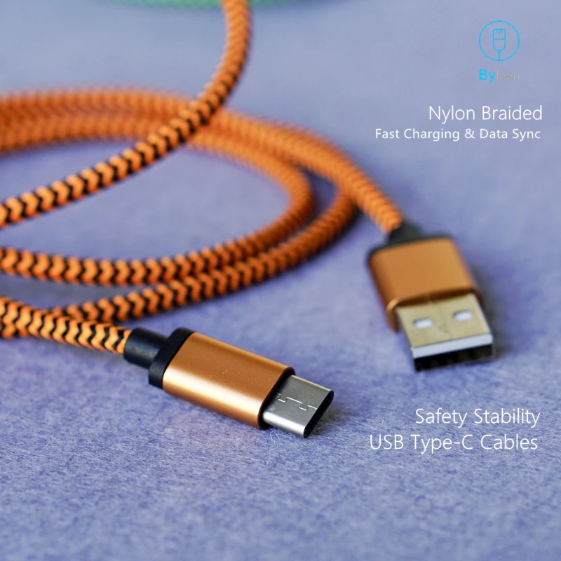 7 мм Длинный USB Type C разъем линия нейлоновая плетеная Cabel для Lg V30 V20 G7 G6 G5 UMI Plus E Max Z