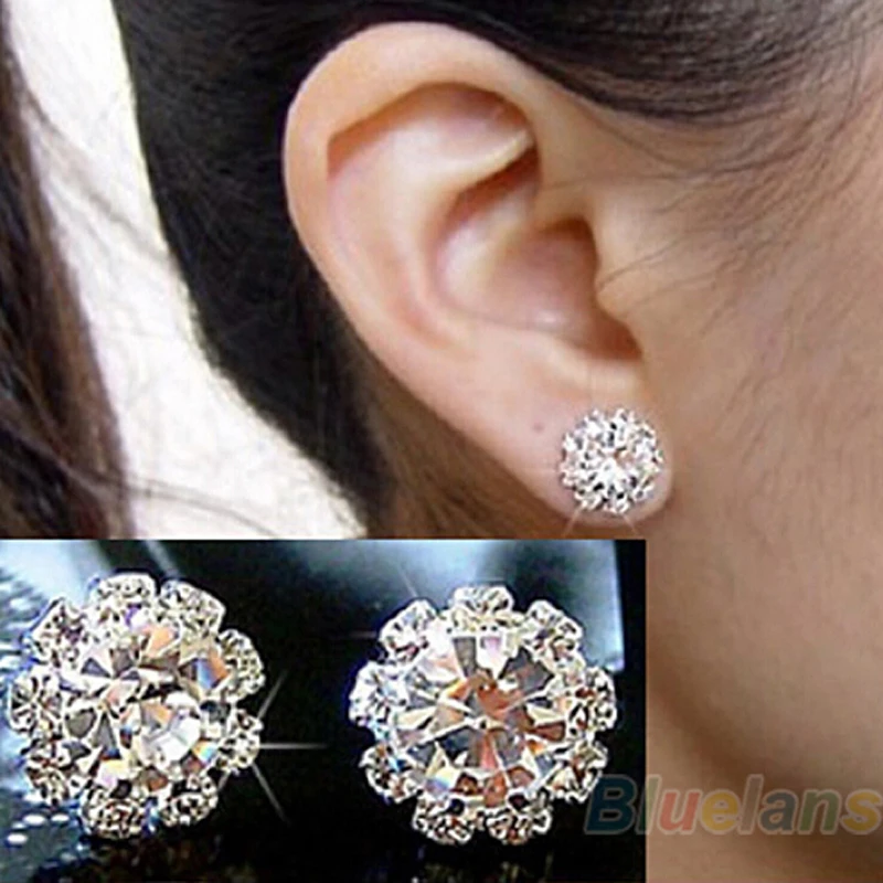 Сферические серьги для женщин E0105|flower stud|fashion studsearrings fashion |