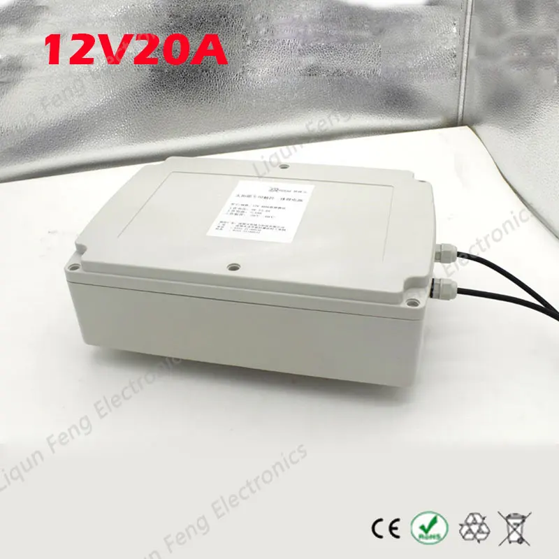 12V 20A Lithium Iron Phosphate lifepo4 Solar Cell Garden Light Street Lamp Case Super Waterproof Long Life Easy Install | Спорт и